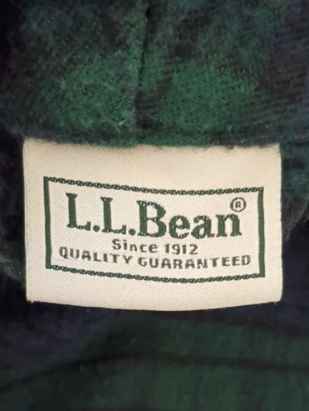 L.L. Bean Plaid Flannel Robe